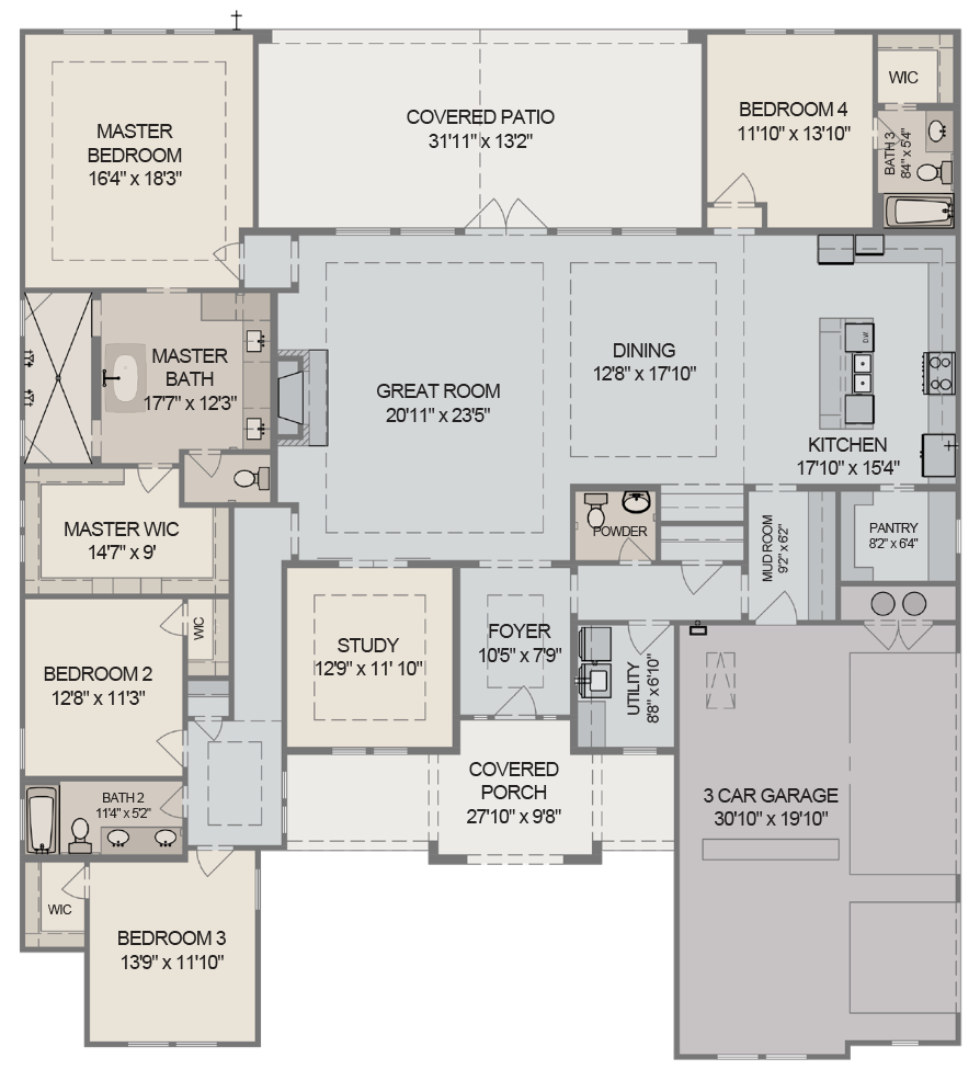 Magnolia v3 floor plan