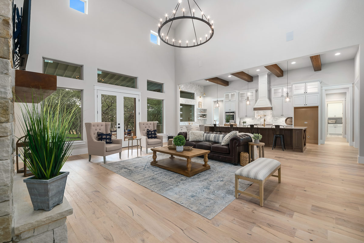 Modern home exterior