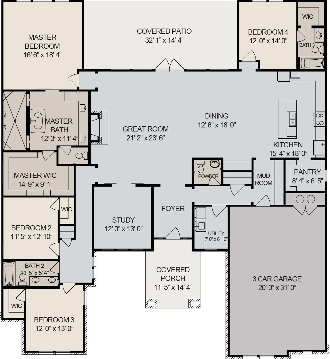Magnolia floor plan